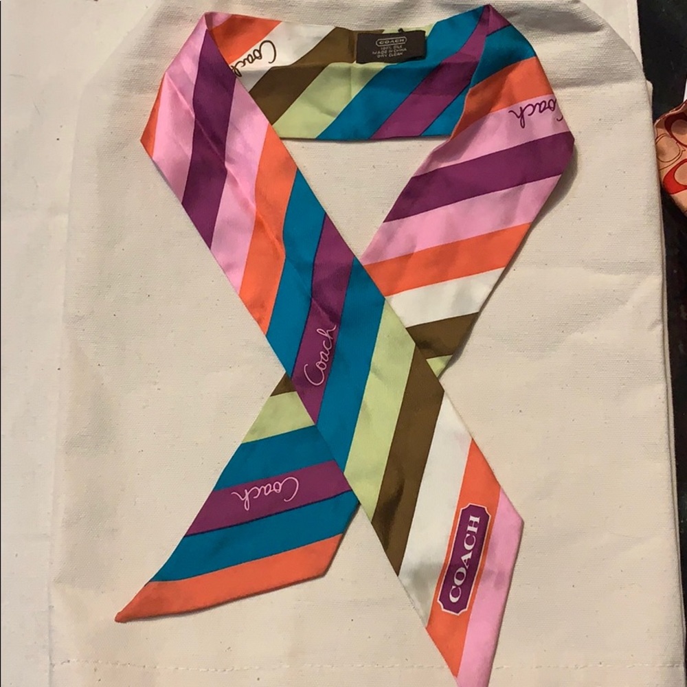 Signature Silk Coach Scarf